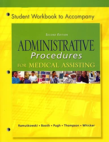 Beispielbild fr WB t/a Administrative Procedures for Medical Assisting A Patient Approach zum Verkauf von Wonder Book