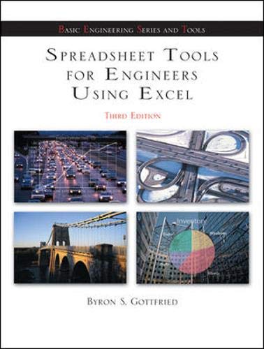 Beispielbild fr Spreadsheet Tools for Engineers using Excel (Mcgraw-hill's Best--basic Engineering Series and Tools) zum Verkauf von Wonder Book