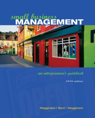 Beispielbild fr Small Business Management: An Entrepreneur's Guidebook zum Verkauf von Wonder Book