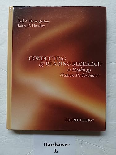 Imagen de archivo de Conducting And Reading Research In Health and Human Performance a la venta por BooksRun