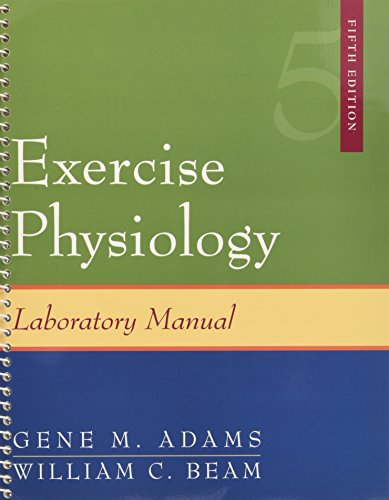 Beispielbild fr Exercise Physiology: Laboratory Manual zum Verkauf von Anybook.com