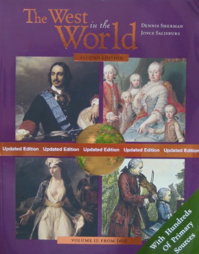 Imagen de archivo de The West In The World: A Mid-length Narrative History a la venta por SecondSale