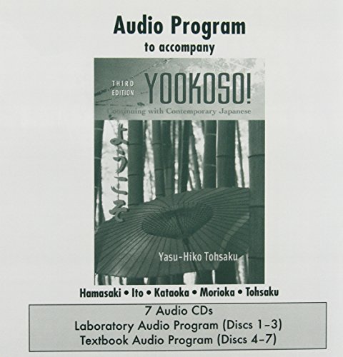 Student Audio CD Program t/a Yookoso! Continuing with Contemporary Japanese (9780072974973) by Yasu-Hiko Tohsaku