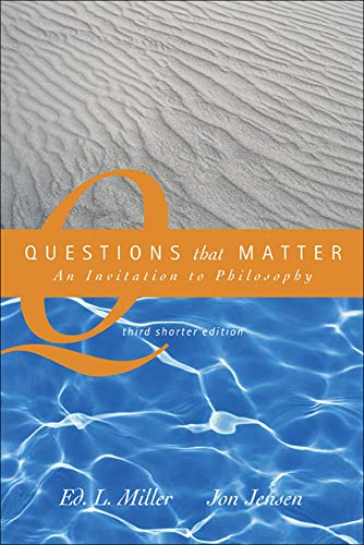 9780072975017: Questions That Matter: An Invitation to Philosophy, Brief Version