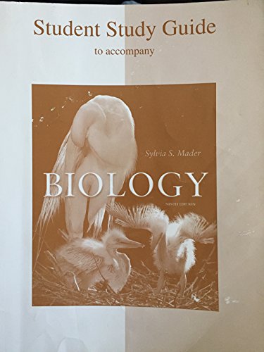 Beispielbild fr Biology: Student Study Guide zum Verkauf von Wonder Book