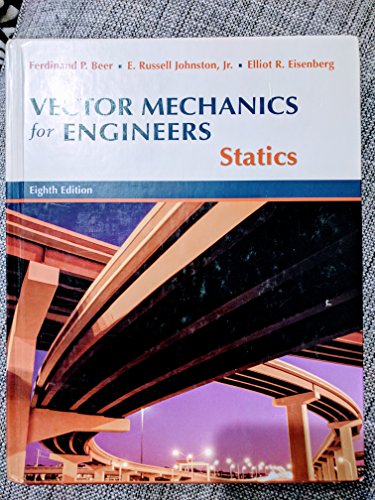 Imagen de archivo de Vector Mechanics for Engineers: Statics a la venta por Irish Booksellers