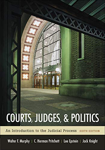 9780072977059: Courts, Judges, and Politics