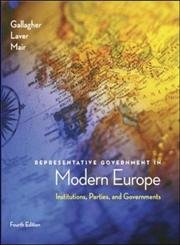 9780072977066: Representative Government in Modern Europe