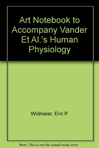9780072978100: Art Notebook to Accompany Vander Et Al.'s Human Physiology