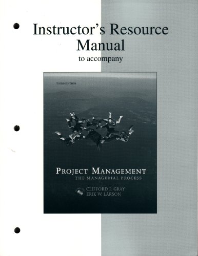 9780072978650: Instructors Resource Manual to Accompany