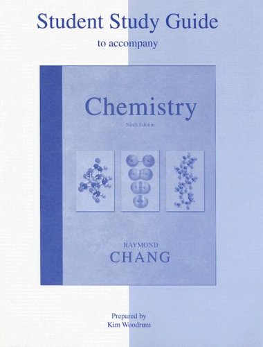 Beispielbild fr Student Study Guide to accompany Chemistry zum Verkauf von Wonder Book
