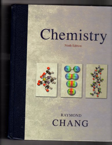 Stock image for Chang Chemistry, 9th Edition (Annotated Teacher's Edition) for sale by Better World Books