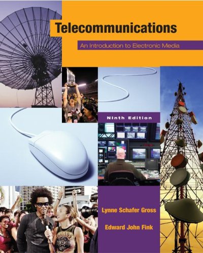 Beispielbild fr Telecommunications: An Introduction to Electronic Media zum Verkauf von Friends of the Brownsburg Public Library