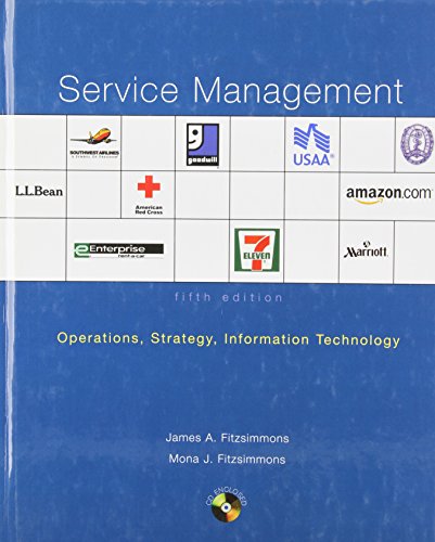 Imagen de archivo de Service Management (Irwin/Mcgraw-Hill Series in Operations and Decision Sciences.) a la venta por HPB-Red