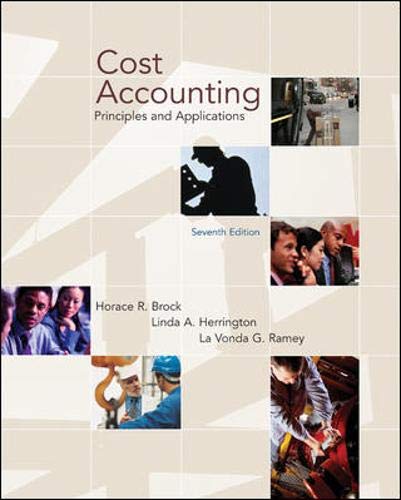 Stock image for Cost Accounting: Principles and Applications for sale by Wonder Book