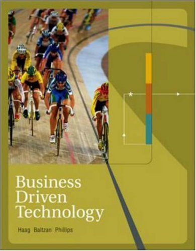 Imagen de archivo de Business Driven Technology a la venta por ThriftBooks-Atlanta