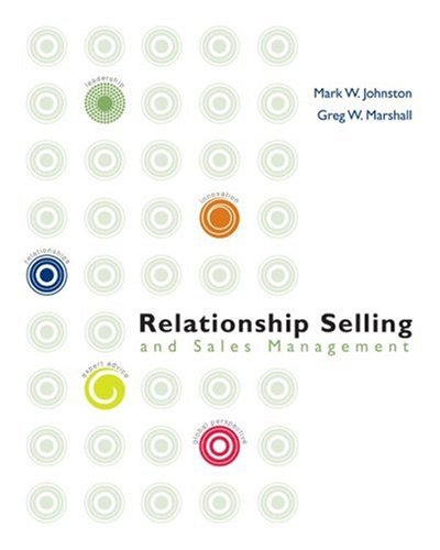 Beispielbild fr Relationship Selling and Sales Management zum Verkauf von ThriftBooks-Dallas