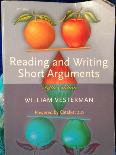 Stock image for Reading and Writing Short Arguments for sale by ThriftBooks-Atlanta