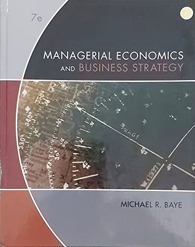Imagen de archivo de Managerial Economics And Business Strategy a la venta por SecondSale