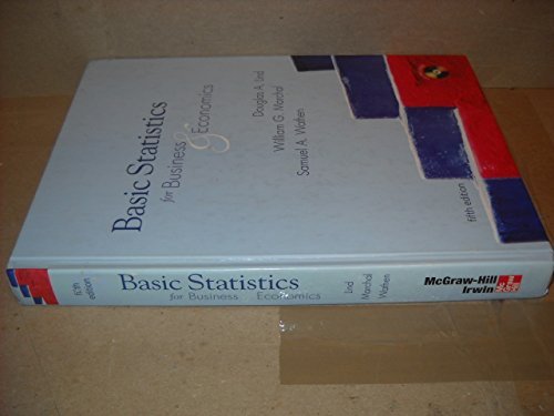 Imagen de archivo de BASIC STATISTICS for BUSINESS & ECONOMICS: Instructors Edition: Not For Resale. * a la venta por L. Michael