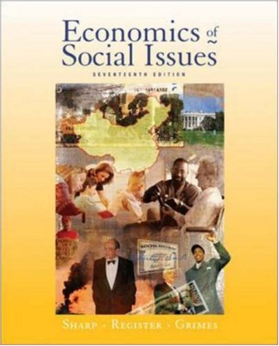 Imagen de archivo de Economics of Social Issues a la venta por Better World Books