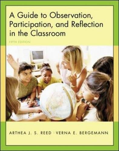 Beispielbild fr A Guide to Observation, Participation, and Reflection in the Classroom with Forms for Field Use CD-ROM zum Verkauf von BooksRun