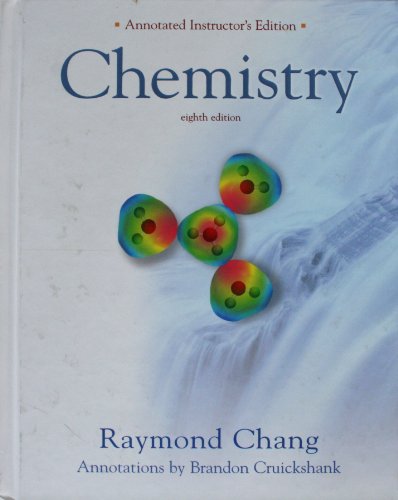 9780072985887: Chemistry Annotated Instructor's Edition with Chemskill Builder Online V.2