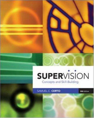 Stock image for Supervision: Concepts and Skill-Building for sale by ThriftBooks-Dallas