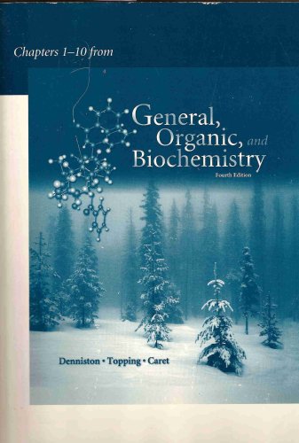 9780072989113: General, Organic, and Biochemistry (Chapters 1-10)