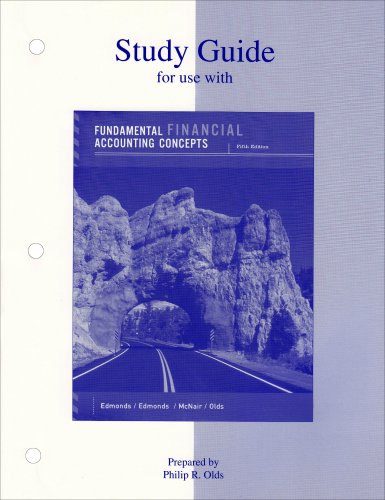9780072989458: Study Guide to Accompany Fundamental Financial Accounting Concepts