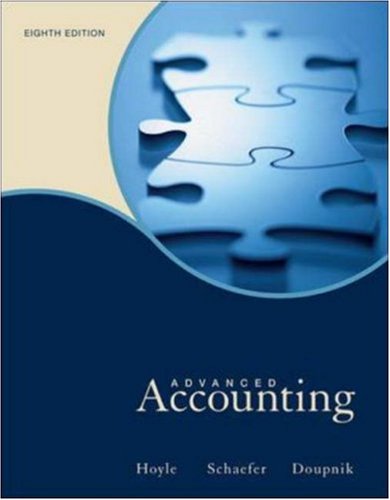 Beispielbild fr Advanced Accounting zum Verkauf von ThriftBooks-Dallas