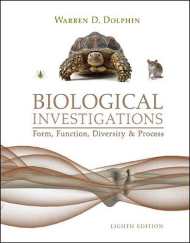 9780072992878: Biological Investigations: Form, Function, Diversity & Process