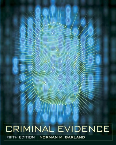 Stock image for Criminal Evidence. Fifth edition for sale by Palmerton Mountain Books