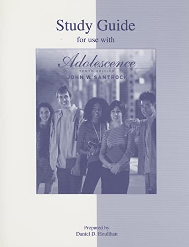 Stock image for Student Study Guide to accompany Adolescence, 10/e for sale by SecondSale