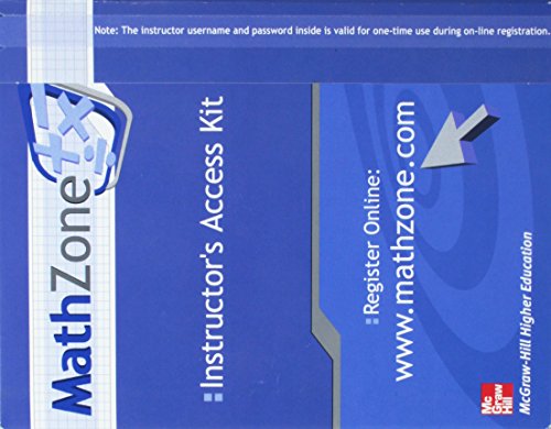 9780072994407: Title: Mathzone Instructors Access Kit Instructors Access