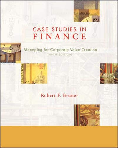 9780072994759: Case Studies in Finance