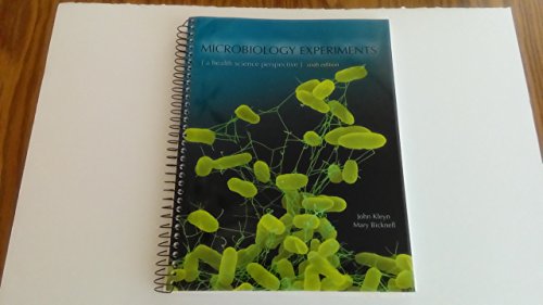 Beispielbild fr Microbiology Experiments: A Health Science Perspective zum Verkauf von ThriftBooks-Atlanta