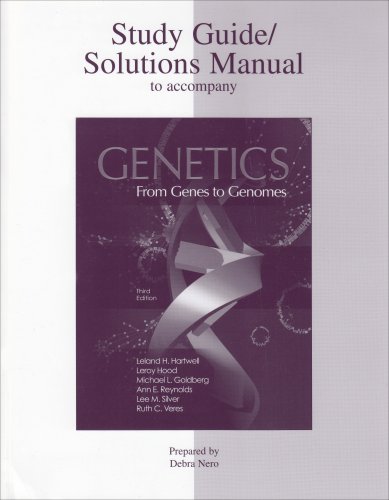 9780072995879: Genetics: From Genes to Genomes (3rd Edition Study Guide)