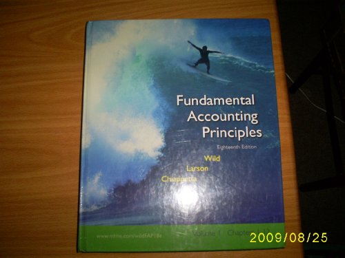 Beispielbild fr Fundamental Accounting Principles: Volume 1 (Chapters 1-12) zum Verkauf von ThriftBooks-Dallas