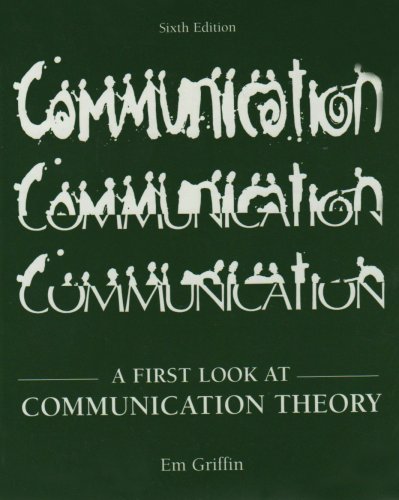 Beispielbild fr A First Look at Communication Theory zum Verkauf von Wonder Book