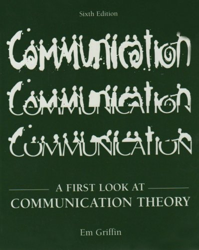 9780073010182: A First Look at Communication Theory