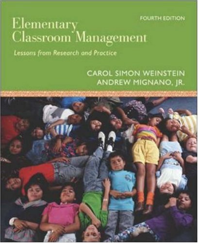 Imagen de archivo de Elementary Classroom Management : Lessons from Research and Practice a la venta por Better World Books