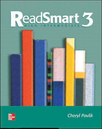 ReadSmart 3: High Intermediate (9780073010830) by Pavlik, Cheryl