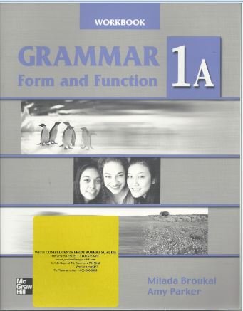Stock image for Grammar Form and Function Split Ed 1a WB for sale by ThriftBooks-Dallas