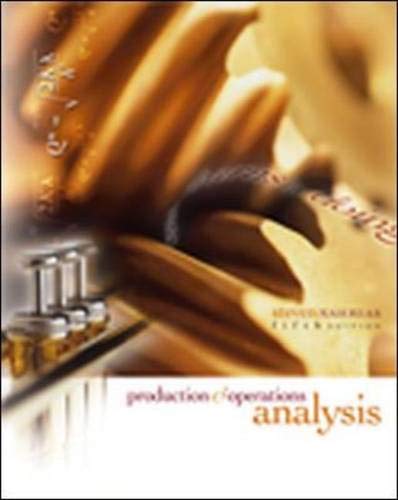 Stock image for Production and Operations Analysis with Student CD for sale by Irish Booksellers