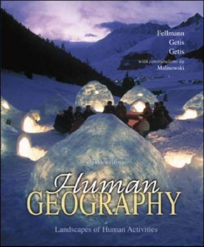 Imagen de archivo de Human Geography: Landscapes of Human Activities, 8th a la venta por a2zbooks