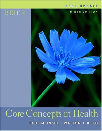 9780073028347: Core Concepts In Health Brief 2004 Update w/PowerWeb/OLC Bind-in Card, HealthQuest CD & Learning to Go