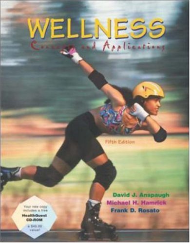 Imagen de archivo de Wellness: Concepts and Applications with HealthQuest CD and Powerweb/OLC Bind-in Card a la venta por BOOKER C