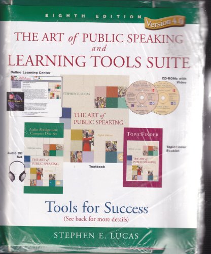 The Art of Public Speaking and Learning Tools Suite Tools for Success (9780073029061) by Stephen E. Lucas