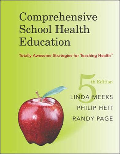 Imagen de archivo de Comprehensive School Health Education a la venta por SecondSale